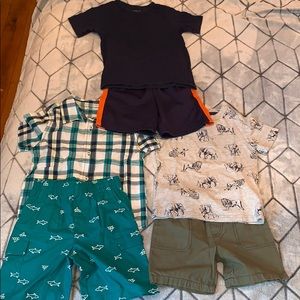 Toddler Boys 4T shorts outfits bundle